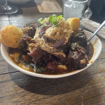 7th + Grove - Oxtail, greens, and grits - Southern Near Me - Tampa, Florida 7th + Grove - Oxtail, greens, and grits - Southern Near Me - Tampa, Florida