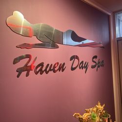 Haven Day Spa - Company signage