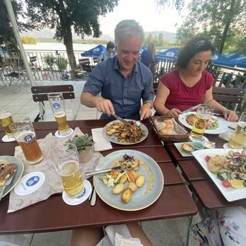 Seerestaurant Alpenblick - Biergarten dining - Beer Garden Near Me - Uffing am Staffelsee, BY