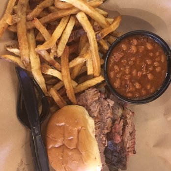 Mission BBQ - MOIST brisket sandwich w amazing fries and beans - Barbeque Near Me - Chesapeake, Virginia Mission BBQ - MOIST brisket sandwich w amazing fries and beans - Barbeque Near Me - Chesapeake, Virginia