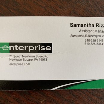 Enterprise Rent-A-Car - Her card - Car Rental Near Me - Newtown Square, Pennsylvania Enterprise Rent-A-Car - Her card - Car Rental Near Me - Newtown Square, Pennsylvania