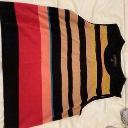 Ann Taylor color block tank 8 dollars