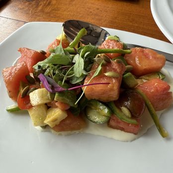 The Pocket - Watermelon Salad - New American Near Me - Carmel-by-the-Sea, California