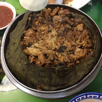 東寶小館 - Fried rice with duck sauce in lotus leaf. - Cantonese Near Me - Hong Kong, HK 東寶小館 - Fried rice with duck sauce in lotus leaf. - Cantonese Near Me - Hong Kong, HK