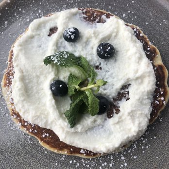 Pescado - Lemon blueberry pancakes with ricotta cream! - American Near Me - Rosemary Beach, Florida