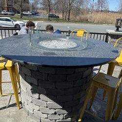 Heated outdoor seating