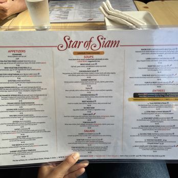 Star of Siam - menu october 2023 - Thai Near Me - Chicago, Illinois Star of Siam - menu october 2023 - Thai Near Me - Chicago, Illinois