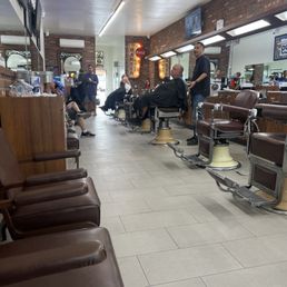 Clean, friendly atmosphere this is how a real barbershop looks like. Clean, friendly atmosphere this is how a real barbershop looks like.