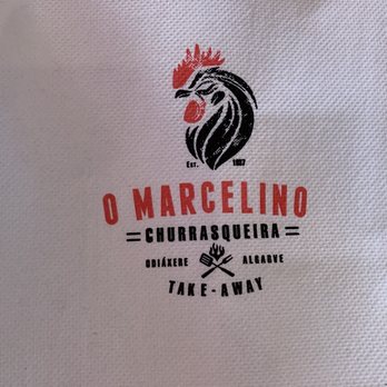 O marcelino churrasqueira - Logo of location on a napkin. - Restaurants Near Me - Odiáxere, 08