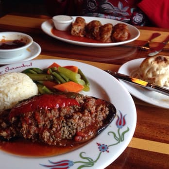 Cafe Istanbul - Main dishes - big portions of stuffed eggplant and cabbage - Turkish Near Me - Bexley, Ohio