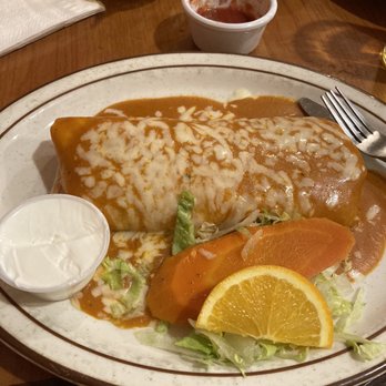 La Fonda - Burrito with red sauce - Mexican Near Me - Overton, Nevada La Fonda - Burrito with red sauce - Mexican Near Me - Overton, Nevada