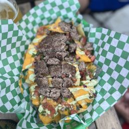 Nachos with ground beef Nachos with ground beef