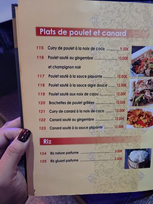 Menu photo 5 Krung Thep Mahanakorn Paris, 75 Menu photo 5 Krung Thep Mahanakorn Paris, 75