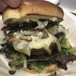 French Grass fed beef burger