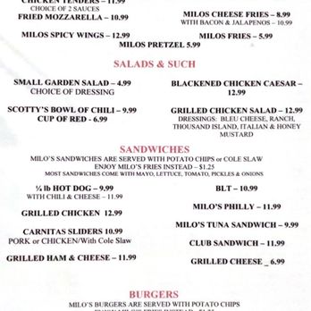 Milo Butterfingers - Milo butterfingers menu - Sports Bars Near Me - Dallas, Texas Milo Butterfingers - Milo butterfingers menu - Sports Bars Near Me - Dallas, Texas