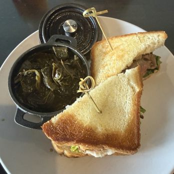 Skillet Southern Bistro - Steak sandwich and collards on the lunch menu - Salad Near Me - Cramerton, North Carolina