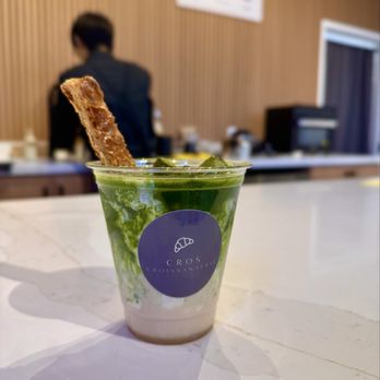 Cros Croissanterie - Matcha latte - Coffee & Tea Near Me - Markham, Ontario