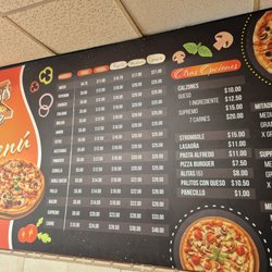Genesis Pizza - Menu