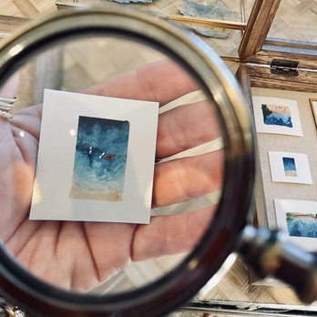 Malama Studio - Take a tiny piece of Maui with you. These hand-painted miniature watercolors on organic cotton paper are one-of-a-kind! - Home Decor Near Me - Wailuku, Hawaii