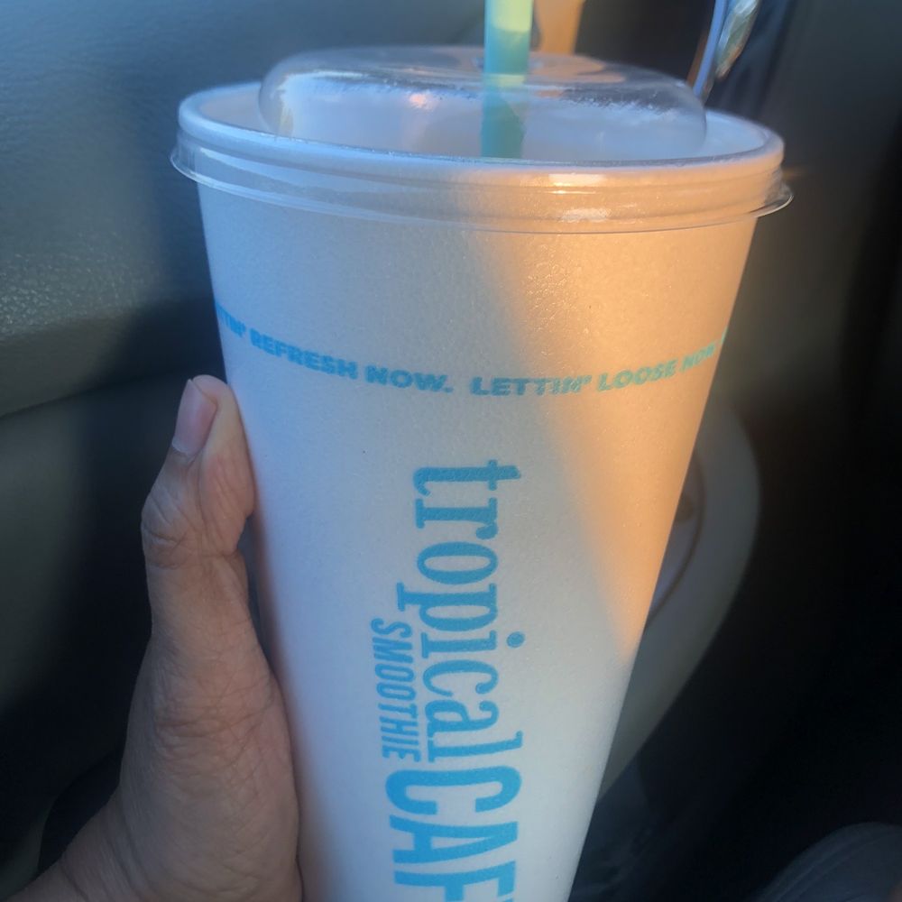 Tropical Smoothie Cafe - Mango Monsoon Smoothie 24 Oz woah !! - Juice Bars & Smoothies Near Me - Alpharetta, Georgia Tropical Smoothie Cafe - Mango Monsoon Smoothie 24 Oz woah !! - Juice Bars & Smoothies Near Me - Alpharetta, Georgia