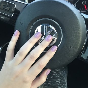 All About You Nails - Simple mani - not gel but look at the shine! :) - Nail Salons Near Me - Austin, Texas
