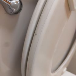 Oakhurst Lodge - Blood on edge of toilet