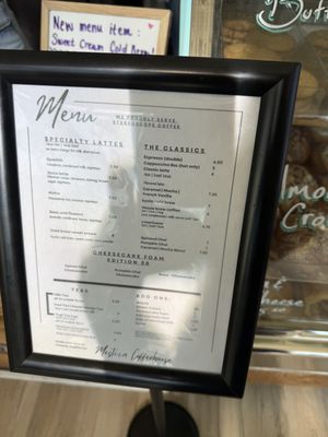 Menu photo 5 Mestiza Coffeehouse Ontario, CA