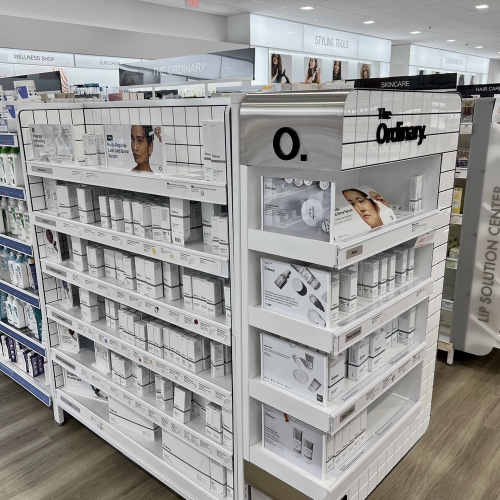 Ulta Beauty - they have a huge selection of the ordinary in an open and easy to find area! normally hidden and hard to find - Cosmetics & Beauty Supply Near Me - Campbell, California