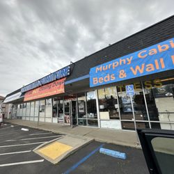 Sacramento Furniture Store - Outside of business. I love that the store sign states that they are NOT going out of business.