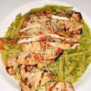 J Theodore - GRILLED CHICKEN PENNE PESTO PASTA - Delicious - New American Near Me - Frisco, Texas
