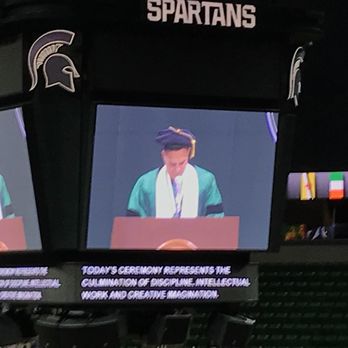Jack Breslin Student Event Center - Overhead monitor - Stadiums & Arenas Near Me - East Lansing, Michigan Jack Breslin Student Event Center - Overhead monitor - Stadiums & Arenas Near Me - East Lansing, Michigan