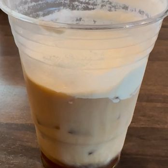 Cozy Brew Cafe - Salted Pumpkin Cold Brew. Creamy texture up top, strong coffee down below. They meet in the middle for a delicious drink! - Breakfast & Brunch Near Me - Greensboro, North Carolina Cozy Brew Cafe - Salted Pumpkin Cold Brew. Creamy texture up top, strong coffee down below. They meet in the middle for a delicious drink! - Breakfast & Brunch Near Me - Greensboro, North Carolina