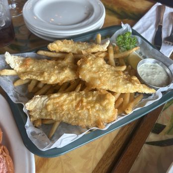 Ponds Hilo - Fish and chips so yummy with regular fries - Hawaiian Near Me - Hilo, Hawaii Ponds Hilo - Fish and chips so yummy with regular fries - Hawaiian Near Me - Hilo, Hawaii