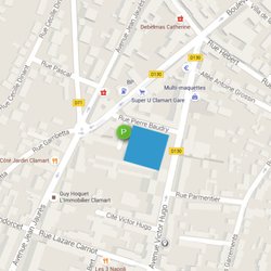 Marché de la Fourche - Localisation du parking public du Marché de la Fourche à Clamart