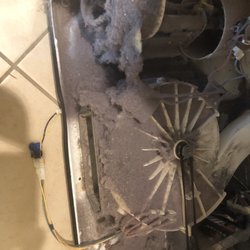 Adams Brothers Appliance Repair - Dryer lint build up