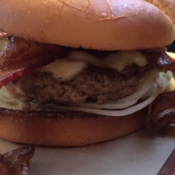 Tavern Hall - Closeup of Tavern burger 3/27/2015 - New American Near Me - Bellevue, Washington Tavern Hall - Closeup of Tavern burger 3/27/2015 - New American Near Me - Bellevue, Washington