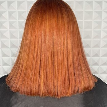 Andrea Bravo Salon - Brassy copper orange - Hair Salons Near Me - South Gate, California Andrea Bravo Salon - Brassy copper orange - Hair Salons Near Me - South Gate, California