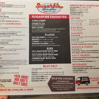 Sugarfire - Menu - Smokehouse Near Me - O'Fallon, Illinois Sugarfire - Menu - Smokehouse Near Me - O'Fallon, Illinois