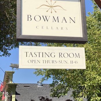 Bowman Cellars - Exterior signage - Wine Tasting Room Near Me - Graton, California
