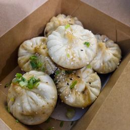 Fried pork dumplings