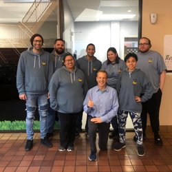 Diggity Dog - Our Pet Care Technicians with our owner Dr. Bill Bush & General Manager Tom Donovan