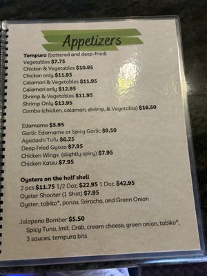 Menu photo 5 Wasabi Elk Grove, CA