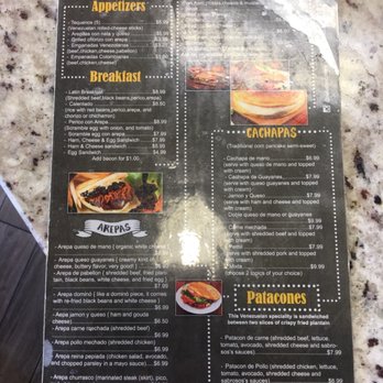 Sabroso Restaurant and Coffee - Menú back - Colombian Near Me - Clermont, Florida Sabroso Restaurant and Coffee - Menú back - Colombian Near Me - Clermont, Florida