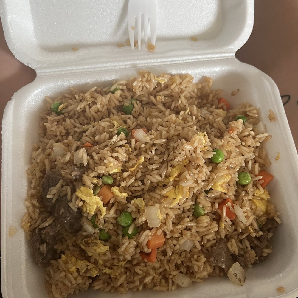 Beef fried rice Beef fried rice
