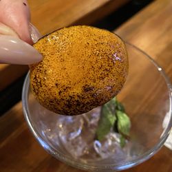 Match Eatery & Public House - This is a chard orange peel from my Negroni.