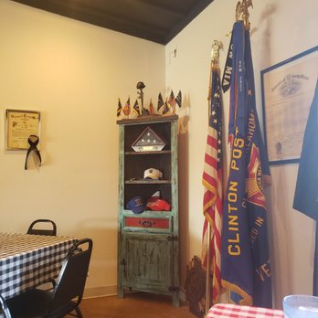 Route 66 Cafe At The Market - Memorabilia honoring local war vets - Breakfast & Brunch Near Me - Clinton, Oklahoma