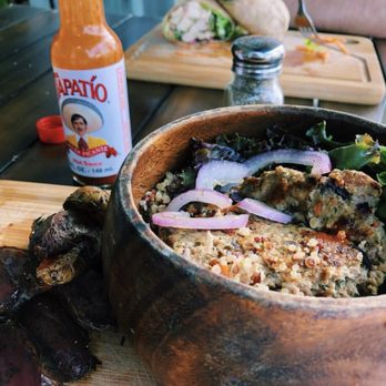 The Cafe - Greek turkey burger quinoa bowl - Coffee & Tea Near Me - Long Beach, New York