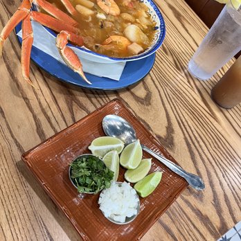 Cielo Azul Mexican Kitchen And Seafood - Siete Mares seafood soup - New Mexican Cuisine Near Me - Jacksonville, Florida
