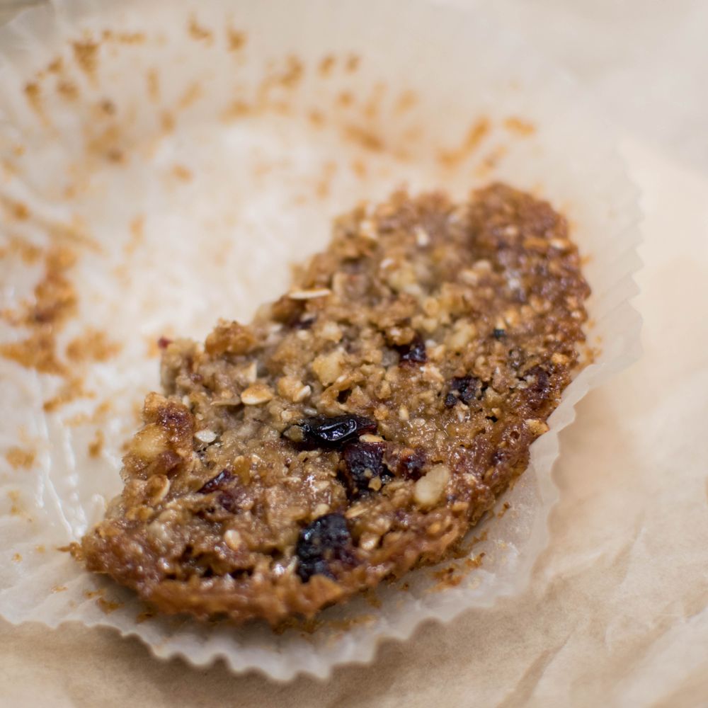 Claddagh Coffee - Quick snapshot of a half-eaten Granola Oat Jack cookie before I forget. - Coffee & Tea Near Me - San Francisco, California