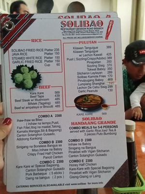 Menu photo 4 Solibao Baguio CIty, BEN Menu photo 4 Solibao Baguio CIty, BEN